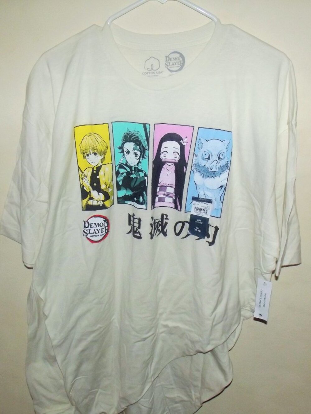 Demon Slayer SS T Shirt 3XL---Long, NWT